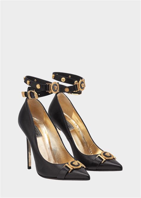 versace collection medusa|versace medusa detail round heels.